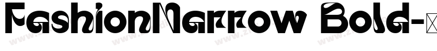 FashionNarrow Bold字体转换